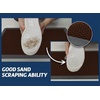 image:imageMuddy Mat Meshy Mat Door Mat HeavyDuty QuickDry Floor Mat Sand amp Dirt Trapper for Indoor amp Outdoor Ideal for Entrance MudroomsPatios amp GaragesLowProfileNonSlipWashable Blue 48x72x04Brown
