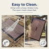 image:imageMuddy Mat Meshy Mat Door Mat HeavyDuty QuickDry Floor Mat Sand amp Dirt Trapper for Indoor amp Outdoor Ideal for Entrance MudroomsPatios amp GaragesLowProfileNonSlipWashable Box 16x24x04Arch Brown