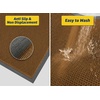image:imageMuddy Mat Meshy Mat Door Mat HeavyDuty QuickDry Floor Mat Sand amp Dirt Trapper for Indoor amp Outdoor Ideal for Entrance MudroomsPatios amp GaragesLowProfileNonSlipWashable Blue 48x72x04Orange