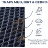 image:imageMuddy Mat Meshy Mat Door Mat HeavyDuty QuickDry Floor Mat Sand amp Dirt Trapper for Indoor amp Outdoor Ideal for Entrance MudroomsPatios amp GaragesLowProfileNonSlipWashable Box 16x24x04Welcome