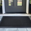image:imageMuddy Mat Meshy Mat Door Mat HeavyDuty QuickDry Floor Mat Sand amp Dirt Trapper for Indoor amp Outdoor Ideal for Entrance MudroomsPatios amp GaragesLowProfileNonSlipWashable Blue 48x72x04Black