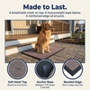 image:imageMuddy Mat Meshy Mat Door Mat HeavyDuty QuickDry Floor Mat Sand amp Dirt Trapper for Indoor amp Outdoor Ideal for Entrance MudroomsPatios amp GaragesLowProfileNonSlipWashable Box 16x24x04Arch Brown
