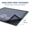 image:imageMuddy Mat Meshy Mat Door Mat HeavyDuty QuickDry Floor Mat Sand amp Dirt Trapper for Indoor amp Outdoor Ideal for Entrance MudroomsPatios amp GaragesLowProfileNonSlipWashable Box 16x24x04Paw