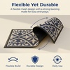 image:imageMuddy Mat Meshy Mat Door Mat HeavyDuty QuickDry Floor Mat Sand amp Dirt Trapper for Indoor amp Outdoor Ideal for Entrance MudroomsPatios amp GaragesLowProfileNonSlipWashable Box 16x24x04Damask