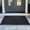 image:imageMuddy Mat Meshy Mat Door Mat HeavyDuty QuickDry Floor Mat Sand amp Dirt Trapper for Indoor amp Outdoor Ideal for Entrance MudroomsPatios amp GaragesLowProfileNonSlipWashable Blue 48x72x04Black