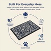 image:imageMuddy Mat Meshy Mat Door Mat HeavyDuty QuickDry Floor Mat Sand amp Dirt Trapper for Indoor amp Outdoor Ideal for Entrance MudroomsPatios amp GaragesLowProfileNonSlipWashable Box 16x24x04Damask