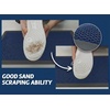 image:imageMuddy Mat Meshy Mat Door Mat HeavyDuty QuickDry Floor Mat Sand amp Dirt Trapper for Indoor amp Outdoor Ideal for Entrance MudroomsPatios amp GaragesLowProfileNonSlipWashable Blue 48x72x04Blue