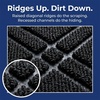 image:imageMuddy Mat Meshy Mat Door Mat HeavyDuty QuickDry Floor Mat Sand amp Dirt Trapper for Indoor amp Outdoor Ideal for Entrance MudroomsPatios amp GaragesLowProfileNonSlipWashable Box 16x24x04Cross Black
