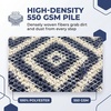 image:imageMuddy Mat Meshy Mat Door Mat HeavyDuty QuickDry Floor Mat Sand amp Dirt Trapper for Indoor amp Outdoor Ideal for Entrance MudroomsPatios amp GaragesLowProfileNonSlipWashable Box 16x24x04Diamond