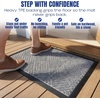 image:imageMuddy Mat Meshy Mat Door Mat HeavyDuty QuickDry Floor Mat Sand amp Dirt Trapper for Indoor amp Outdoor Ideal for Entrance MudroomsPatios amp GaragesLowProfileNonSlipWashable Box 16x24x04Cross Diamond Grey