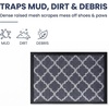 image:imageMuddy Mat Meshy Mat Door Mat HeavyDuty QuickDry Floor Mat Sand amp Dirt Trapper for Indoor amp Outdoor Ideal for Entrance MudroomsPatios amp GaragesLowProfileNonSlipWashable Box 16x24x04Moroccan