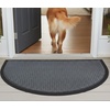 image:imageMuddy Mat Meshy Mat SemiCircle Door Mat HeavyDuty QuickDry Floor Mat Sand amp Dirt Trapper for Indoor amp Outdoor Ideal for Entrance Patios amp Garages NonSlip Washable Grey 20x32x04Grey
