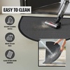 image:imageMuddy Mat Meshy Mat SemiCircle Door Mat HeavyDuty QuickDry Floor Mat Sand amp Dirt Trapper for Indoor amp Outdoor Ideal for Entrance Patios amp Garages NonSlip Washable Grey 20x32x04Grey