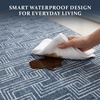 image:imageMuddy Mat Muddy Carpet Mist 8ft x 10ft Washable Area Rugs for Living Room Bedroom amp Dining Room  Modern Soft Low Pile Non Slip Carpet  Pet Friendly Waterproof Foldable Rugs for HomeCipher