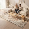 image:imageMuddy Mat Muddy Carpet Mist 8ft x 10ft Washable Area Rugs for Living Room Bedroom amp Dining Room  Modern Soft Low Pile Non Slip Carpet  Pet Friendly Waterproof Foldable Rugs for HomeSedona