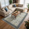 image:imageMuddy Mat Muddy Carpet Mist 8ft x 10ft Washable Area Rugs for Living Room Bedroom amp Dining Room  Modern Soft Low Pile Non Slip Carpet  Pet Friendly Waterproof Foldable Rugs for HomeCeleste