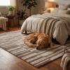 image:imageMuddy Mat Muddy Carpet Mist 8ft x 10ft Washable Area Rugs for Living Room Bedroom amp Dining Room  Modern Soft Low Pile Non Slip Carpet  Pet Friendly Waterproof Foldable Rugs for HomeBrickline