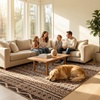 image:imageMuddy Mat Muddy Carpet Mist 8ft x 10ft Washable Area Rugs for Living Room Bedroom amp Dining Room  Modern Soft Low Pile Non Slip Carpet  Pet Friendly Waterproof Foldable Rugs for HomeNomad