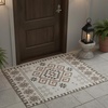 image:imageMuddy Mat Muddy Carpet Mist 8ft x 10ft Washable Area Rugs for Living Room Bedroom amp Dining Room  Modern Soft Low Pile Non Slip Carpet  Pet Friendly Waterproof Foldable Rugs for HomeSedona