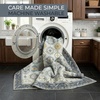 image:imageMuddy Mat Muddy Carpet Mist 8ft x 10ft Washable Area Rugs for Living Room Bedroom amp Dining Room  Modern Soft Low Pile Non Slip Carpet  Pet Friendly Waterproof Foldable Rugs for HomeCeleste