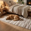 image:imageMuddy Mat Muddy Carpet Mist 8ft x 10ft Washable Area Rugs for Living Room Bedroom amp Dining Room  Modern Soft Low Pile Non Slip Carpet  Pet Friendly Waterproof Foldable Rugs for HomeBrickline