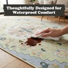 image:imageMuddy Mat Muddy Carpet Mist 8ft x 10ft Washable Area Rugs for Living Room Bedroom amp Dining Room  Modern Soft Low Pile Non Slip Carpet  Pet Friendly Waterproof Foldable Rugs for HomeSorrento