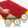 image:imageMuddy Mat Pack of 3 Highly Absorbent Microfiber Dog Door Mat and Pet Rug Non Slip Thick Washable Area Mat Soft Chenille for Kitchen Bathroom Bedroom and Outdoor  Brown Small Medium amp LargeRed
