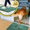 image:imageMuddy Mat Pack of 3 Highly Absorbent Microfiber Dog Door Mat and Pet Rug Non Slip Thick Washable Area Mat Soft Chenille for Kitchen Bathroom Bedroom and Outdoor  Brown Small Medium amp LargeSea Green
