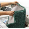 image:imageMuddy Mat Pack of 3 Highly Absorbent Microfiber Dog Door Mat and Pet Rug Non Slip Thick Washable Area Mat Soft Chenille for Kitchen Bathroom Bedroom and Outdoor  Brown Small Medium amp LargeSea Green