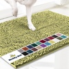 image:imageMuddy Mat Pack of 5 Highly Absorbent Microfiber Door Mat and Pet Rug Non Slip Thick Washable Area and Bath Mat Soft Chenille for Kitchen Bathroom Bedroom Indoor and Outdoor  Yellow Sizes S to XXL