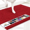 image:imageMuddy Mat Pack of 5 Highly Absorbent Microfiber Door Mat and Pet Rug Non Slip Thick Washable Area and Bath Mat Soft Chenille for Kitchen Bathroom Bedroom Indoor and Outdoor  Sizes S to XXL