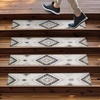 image:imageMuddy Mat Pack of 6  Soft Chenille Stair Treads NonSlip Reusable Super Absorbent Stair Treads for Wooden Steps Tile amp Marble Floor Easy to Install amp Machine Washable  Aspen 30 x 7Diamond