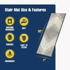 image:imageMuddy Mat Pack of 6  Soft Chenille Stair Treads NonSlip Reusable Super Absorbent Stair Treads for Wooden Steps Tile amp Marble Floor Easy to Install amp Machine Washable  Aspen 30 x 7Aspen