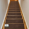 image:imageMuddy Mat Pack of 8  Soft Chenille Stair Treads NonSlip Reusable Super Absorbent Stair Treads for Wooden Steps Tile amp Marble Floor Easy to Install amp Machine Washable  Grey 30 x 7Chocolate Brown