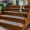 image:imageMuddy Mat Pack of 8  Soft Chenille Stair Treads NonSlip Reusable Super Absorbent Stair Treads for Wooden Steps Tile amp Marble Floor Easy to Install amp Machine Washable  Grey 30 x 7Grey
