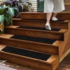 image:imageMuddy Mat Pack of 8  Soft Chenille Stair Treads NonSlip Reusable Super Absorbent Stair Treads for Wooden Steps Tile amp Marble Floor Easy to Install amp Machine Washable  Grey 30 x 7Black