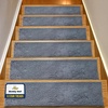 image:imageMuddy Mat Pack of 8  Soft Chenille Stair Treads NonSlip Reusable Super Absorbent Stair Treads for Wooden Steps Tile amp Marble Floor Easy to Install amp Machine Washable  Grey 30 x 7Grey