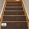image:imageMuddy Mat Pack of 8  Soft Chenille Stair Treads NonSlip Reusable Super Absorbent Stair Treads for Wooden Steps Tile amp Marble Floor Easy to Install amp Machine Washable  Grey 30 x 7Chocolate Brown