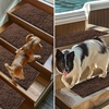 image:imageMuddy Mat Pack of 8  Soft Chenille Stair Treads NonSlip Reusable Super Absorbent Stair Treads for Wooden Steps Tile amp Marble Floor Easy to Install amp Machine Washable  Grey 30 x 7Chocolate Brown