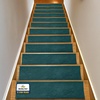 image:imageMuddy Mat Pack of 8  Soft Chenille Stair Treads NonSlip Reusable Super Absorbent Stair Treads for Wooden Steps Tile amp Marble Floor Easy to Install amp Machine Washable  Grey 30 x 7Atlantic Blue
