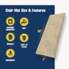 image:imageMuddy Mat Pack of 8  Soft Chenille Stair Treads NonSlip Reusable Super Absorbent Stair Treads for Wooden Steps Tile amp Marble Floor Easy to Install amp Machine Washable  Grey 30 x 7Beige