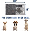 image:imageMuddy Mat Round Chenille amp Fleece Snuffle Mat for Dogs  Dual Material Dog Enrichment Mat with Chenille amp Fleece Layers Nonslip Waterproof Base Interactive Slow Feeding amp Stress Relief Mat 19x19Half Chenille
