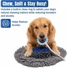 image:imageMuddy Mat Round Chenille amp Fleece Snuffle Mat for Dogs  Dual Material Dog Enrichment Mat with Chenille amp Fleece Layers Nonslip Waterproof Base Interactive Slow Feeding amp Stress Relief Mat 19x19Round Chenille Fleece