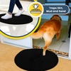 image:imageMuddy Mat Shown on TV  Super Absorbent Microfiber Dog Door Mat for Muddy Paws NonSlip Washable Pet Rug Quick Dry Chenille Entryway Carpet Machine Washable Indoor Outdoor Mat Grey Round 4ftBlack