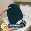 image:imageMuddy Mat Shown on TV  Super Absorbent Microfiber Dog Door Mat for Muddy Paws NonSlip Washable Pet Rug Quick Dry Chenille Entryway Carpet Machine Washable Indoor Outdoor Mat Grey Round 4ftAtlantic Blue