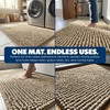 image:imageMuddy Mat TMax Dual Tone Indoor Dog Door Mat Slip Resistant Chenille Entryway Rug for Muddy Paws Super Water Absorbent Front Door Mat Quick Dry Washable mat  Beige 2ft x 5ftBeige