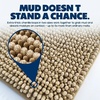 image:imageMuddy Mat TMax Dual Tone Indoor Dog Door Mat Slip Resistant Chenille Entryway Rug for Muddy Paws Super Water Absorbent Front Door Mat Quick Dry Washable mat  Beige 18 x 28Beige