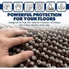 image:imageMuddy Mat TMax Dual Tone Indoor Dog Door Mat Slip Resistant Chenille Entryway Rug for Muddy Paws Super Water Absorbent Front Door Mat Quick Dry Washable mat  Beige 18 x 28Chocolate Brown