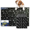 image:imageMuddy Mat Washable Pee Pads for Dogs Super Absorbent Reusable Puppy Pads100 Waterproof Pee amp Potty Training Pads for Pets NonSlip Dog Pads for Crates Playpens and Floors  2 Pack Grey 36x48Black