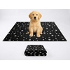 image:imageMuddy Mat Washable Pee Pads for Dogs Super Absorbent Reusable Puppy Pads100 Waterproof Pee amp Potty Training Pads for Pets NonSlip Dog Pads for Crates Playpens and Floors  2 Pack Grey 36x48Black